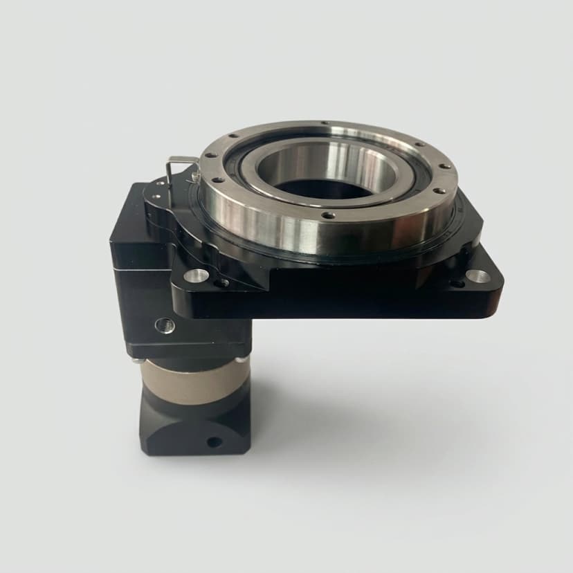 Hollow gear rotary actuator module for shaft and harness routing review