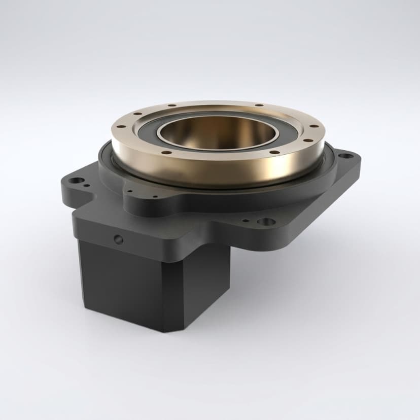 Hollow servo rotary actuator module for compact integration layouts