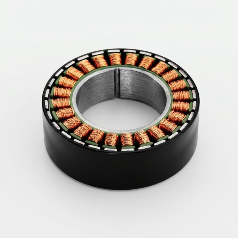 Outer-rotor torque motor module for dynamic robot joint applications